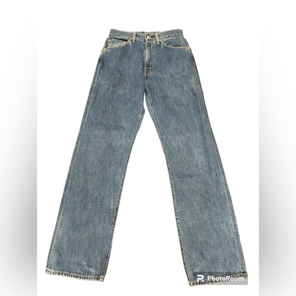LEVI’S 1950'S 701* WOMEN'S JEANS selvedge Worn In Blue -Medium Wash size 28 - Picture 2 of 10